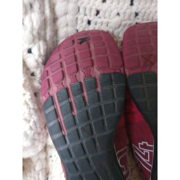 Reebok Womens Shoes Crossfit Maroon Sz‎ 7 M Athletic Sneaker Pre Owned Clean Gym - Picture 7 of 14